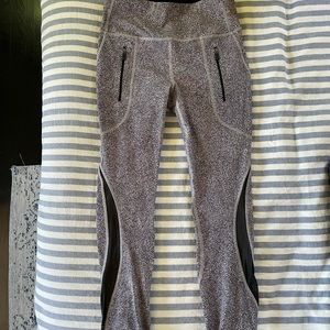 Lululemon leggings with mesh detailing